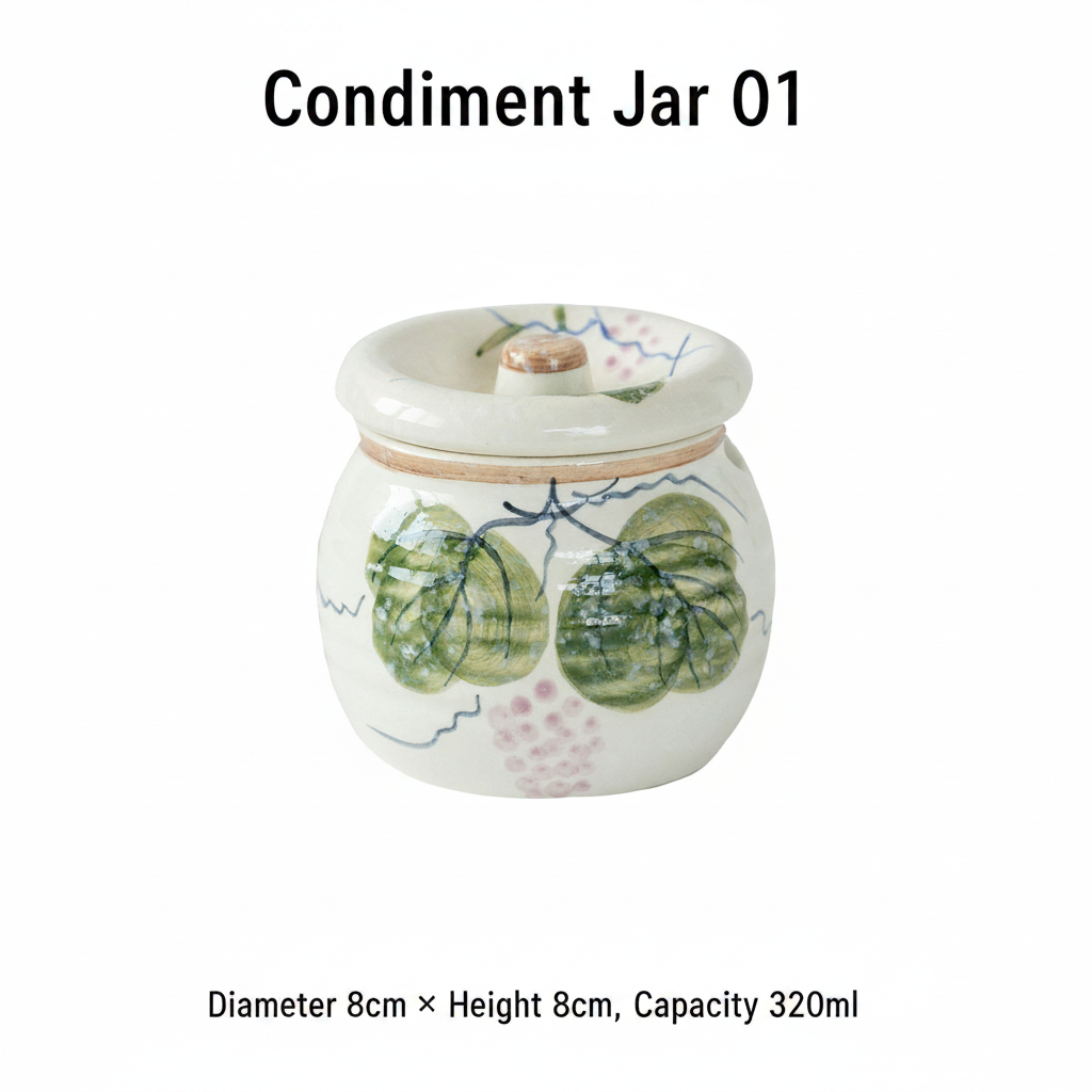 Condiment Jar 01 - English Version
